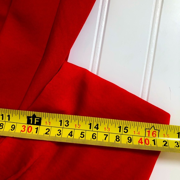 BCBGMAXAZRIA Red Palais One Shoulder Dress 10 - Picture 6 of 11